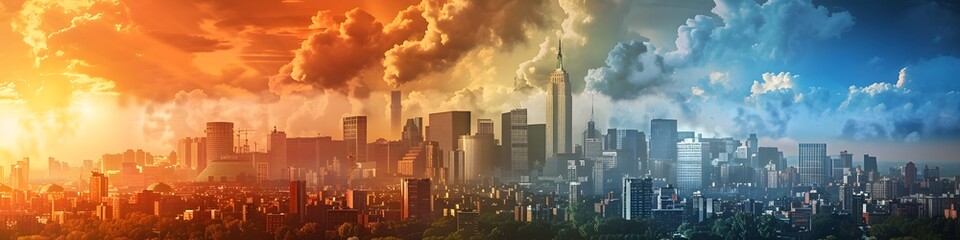 Fototapeta premium global warming concept