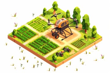 Drone assisted precision agriculture integrates technology in farming with crop cultivation, irrigation, and environmental sustainability
