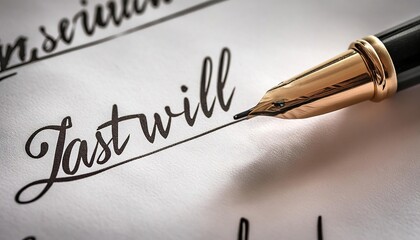 Preparing a Legal Last Will Document