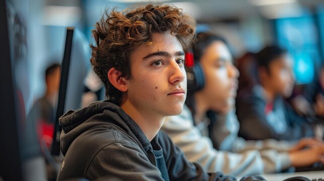 Programming workshop for young adults, focusing on coding languages and cybersecurity