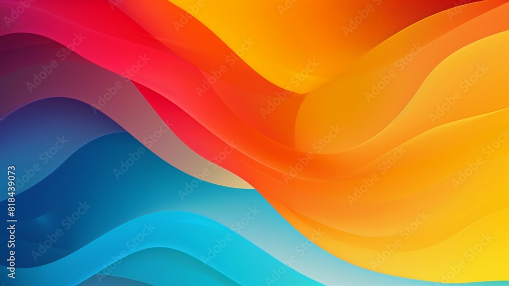 Fototapete abstract colorful gradient background for design as banner, ads, and presentation concept. with high