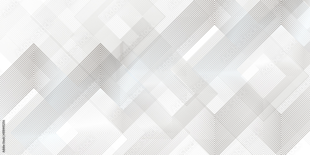 Wall mural background stripe chevron square line zigzag pattern seamless abstract vector design.