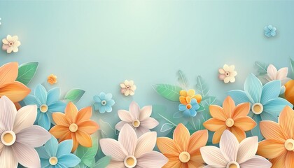 Flower decorative background