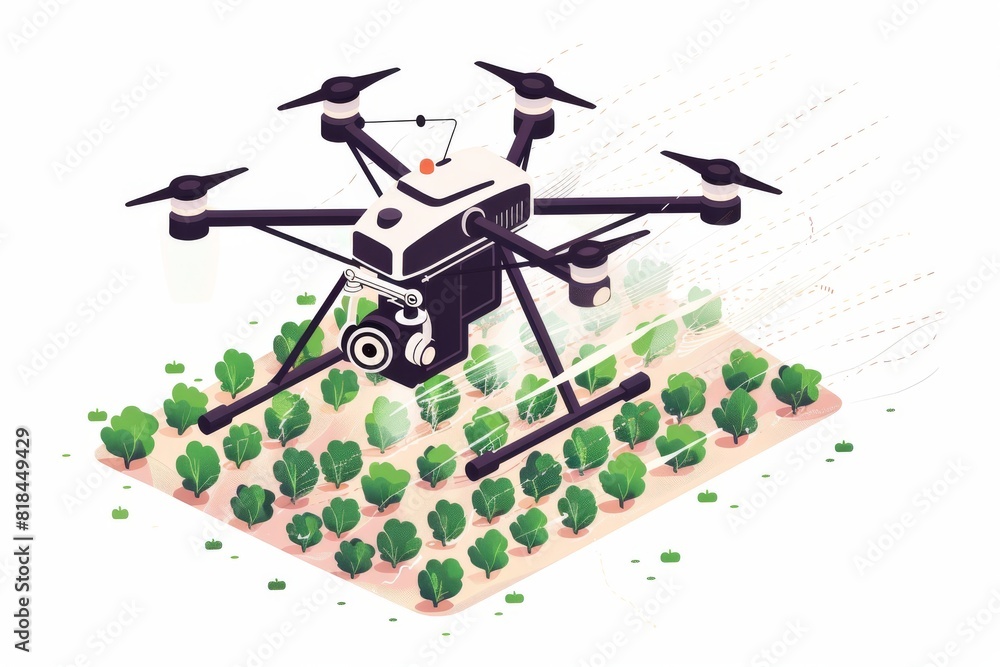 Aufkleber agritech utilizes drone tech for efficient farm monitoring, employing smart sensors and automation i