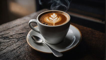 Cup of delicious quality coffee