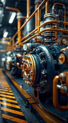 Fototapeta premium Cutting-Edge Solutions for Oil and Gas Compression Challenges