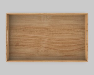 Food And Beer Tray and Bar Serving Tray For Branding, Blank  template 3d illustration.