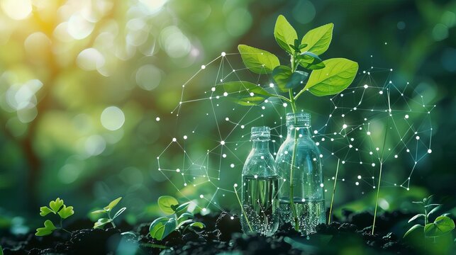 Scientific research in environmental science, conducting laboratory experiments focused on biotechnology and genetics studies