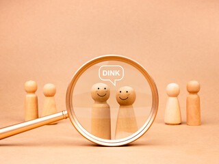 DINK concept, Double income, no kids or dual income, no kids, referring to couples who are...