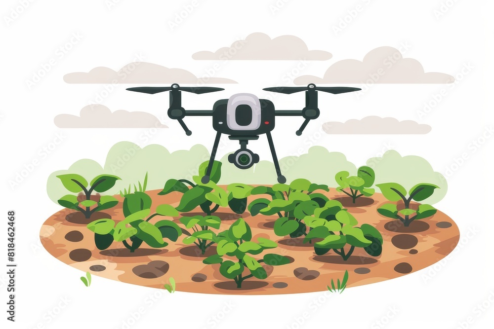 Aufkleber farming utilizes drone technology for efficient agriculture, optimizing crop nutrition and precision