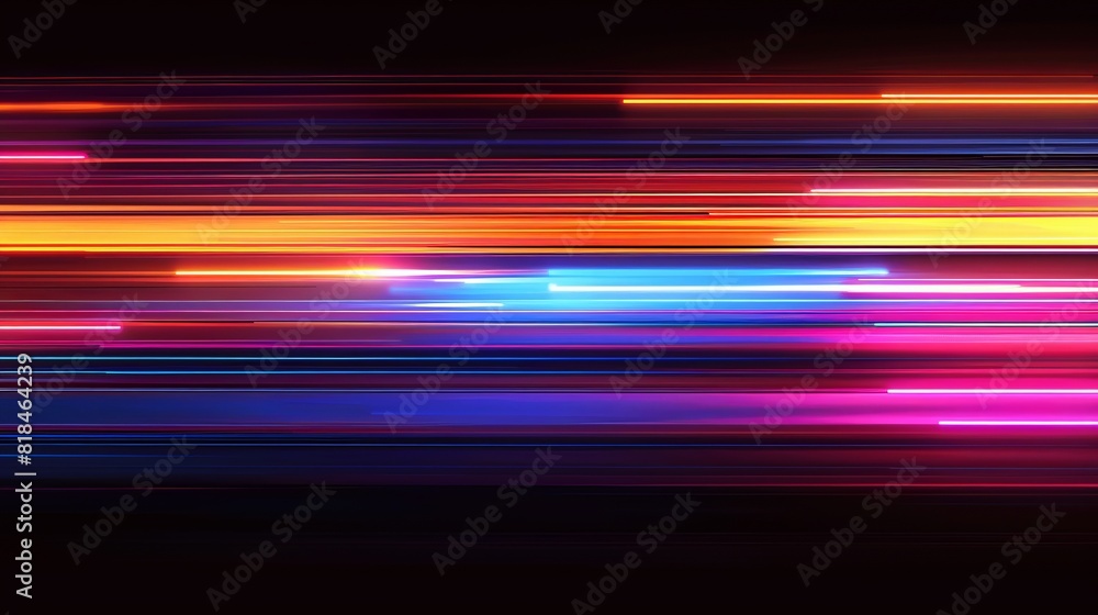 Aufkleber abstract image featuring streaks of vibrant colors in motion, creating a dynamic and energetic visua