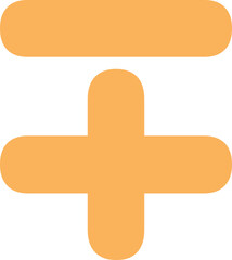 Cute Math Minus Plus Sign Vector Product Symbol -+, Mathematics Subject Education