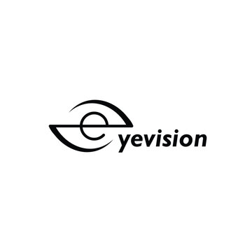 Eye vision icon design logo simple