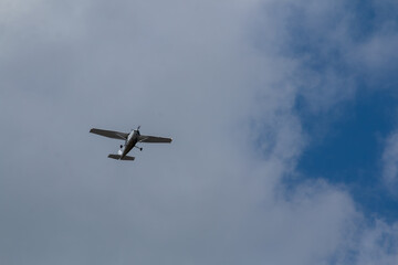 airplane in the sky