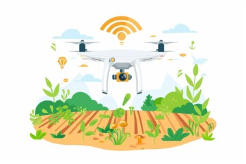 Drone coworkers aid in the digital transformation of tulip farms, applying smart agriculture techniques for crop protection and farming efficiency