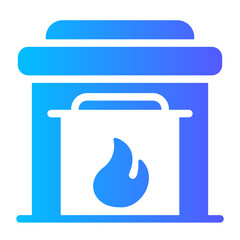 fireplace Gradient icon