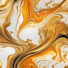  Gold abstract Orange marble background art paint pattern ink texture watercolor white fluid wall. Abstract liquid gold design luxury wallpaper nature black brush oil modern paper splash painting 