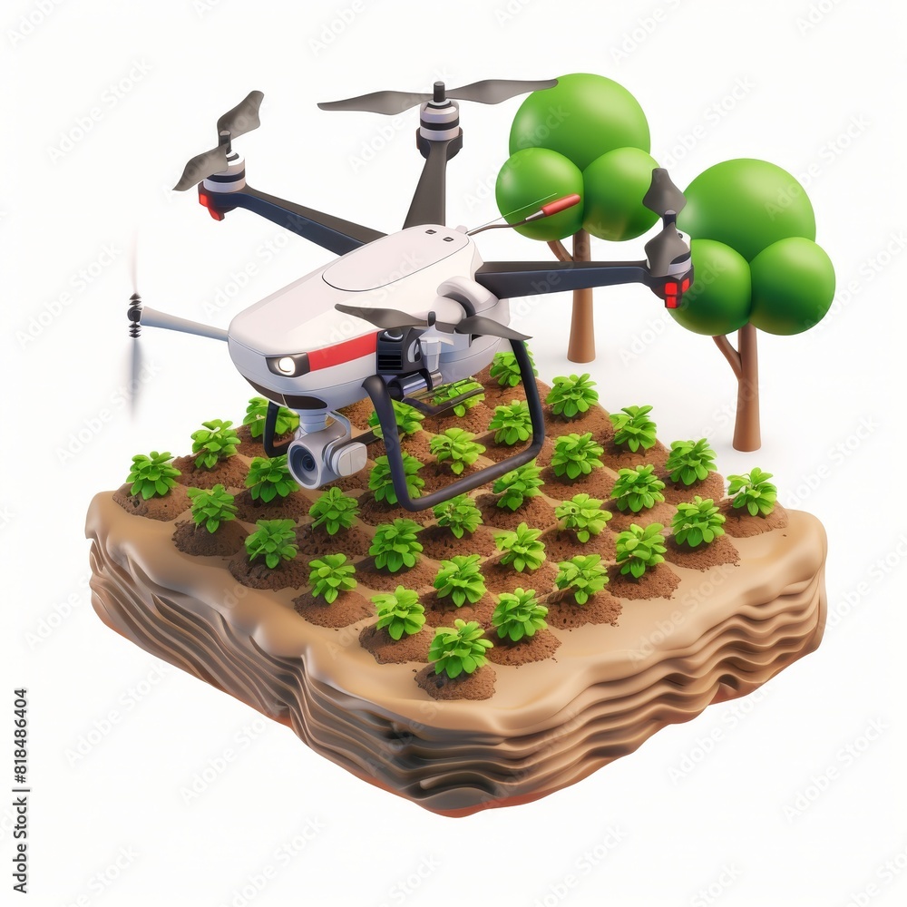 Poster drone technology enhances precision agriculture with structured automation for sustainable farming a