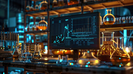 DNA medical screen hologram science hud data analysis body research background futuristic. Screen DNA infographic medical scan health digital 3d technology medicine human tech ui graph interface lab