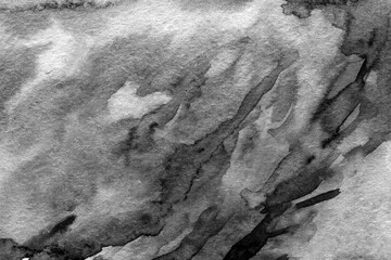 Black and white watercolor texture