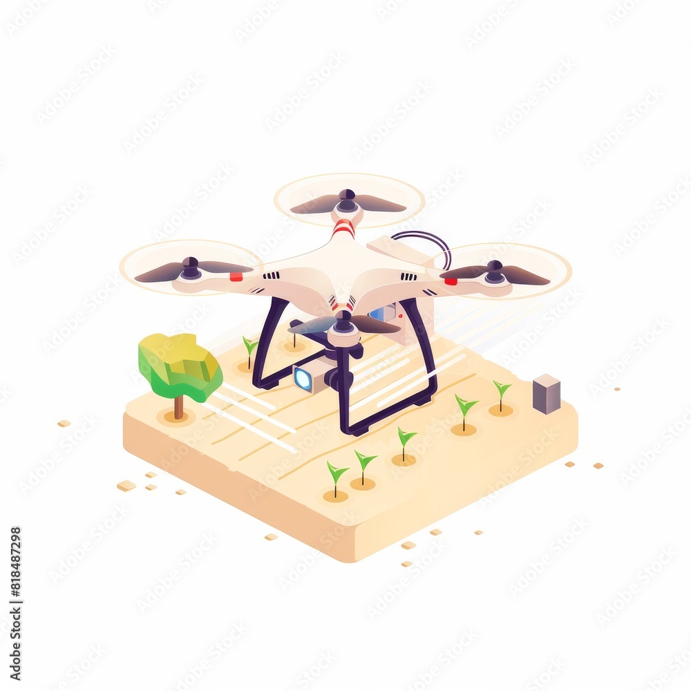 Aufkleber drone technology and structured automation in precision agriculture: advancing smart farming and sus
