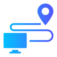 computer gradient icon