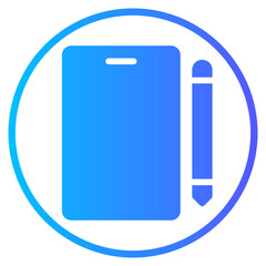 tablet gradient icon