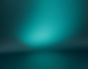 Obraz premium Teal gradient background glowing light noise texture effect header dark banner backdrop design