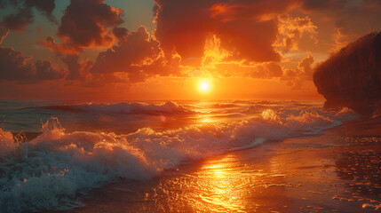 sunset on the beach,
Sunrise over the Texas Coast