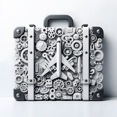 A suitcase that expresses the image of travel.
