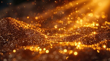 Naklejka premium holy light on gold.llustration graphic