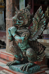 Garuda, a literary animal, shows a creative and charismatic culture