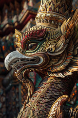 Garuda, a literary animal, shows a creative and charismatic culture