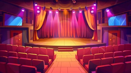 A vibrant community theater open to fresh ideas and experimental plays.