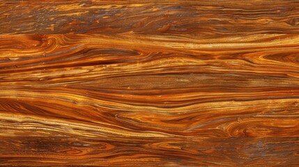 Luxurious Teak Wood Surface with Rich Golden Brown Hues and Detailed Grain Patterns, Polished Finish - High-Resolution Texture for Designers
