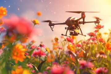 Modern agriculture's reliance on drone technology and robotics to enhance farming efficiency and