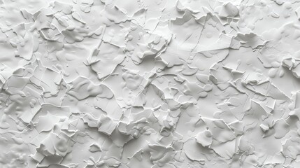 Smooth White Polystyrene Plastic Surface Texture Background with High-Resolution Detail