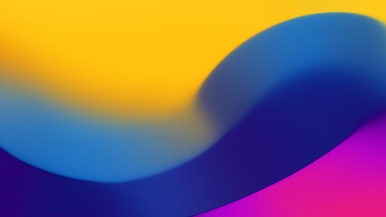 Abstract colorful liquid mesh waves gradient background, Smooth backdrop color, Modern design template for poster, illustration wallpaper