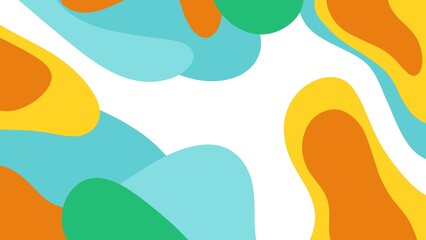 Minimalistic background image with colorful hand-drawn lines.