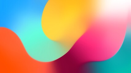 Abstract colorful liquid gradient background, Smooth backdrop color, Modern design template for poster, illustration wallpaper