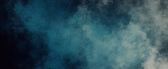 Fototapeta na wymiar abstract blue background with teal black vintage grunge background texture design with elegant antique paint on wall illustration for luxury paper, or web background templates, old background paint 