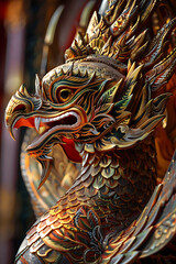 Obraz premium Garuda, a literary animal, shows a creative and charismatic culture