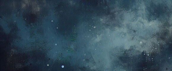 Obraz premium abstract blue background with teal black vintage grunge background texture design with elegant antique paint on wall illustration for luxury paper, or web background templates, old background paint 