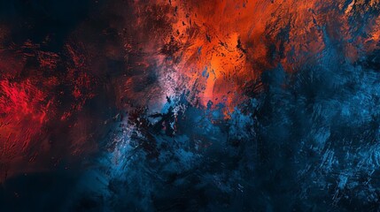 black blue orange red abstract grainy poster background vibrant noise texture cover header design