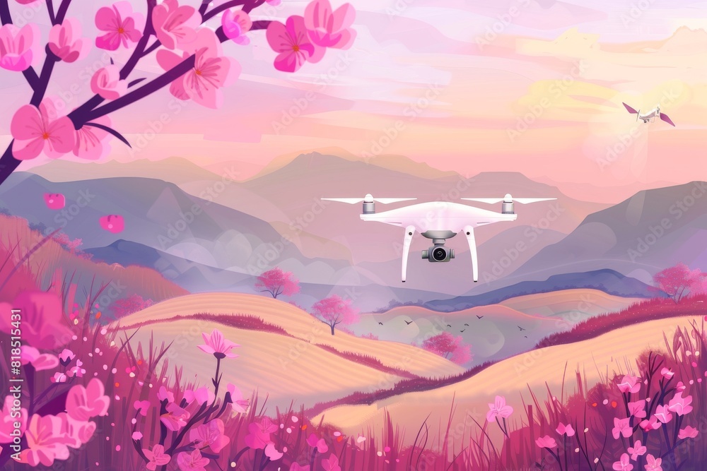 Aufkleber drones optimize efficient farm layouts in modern agriculture, enhancing productivity and operations 