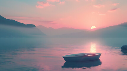 Serenity in Pastel Waters