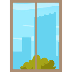 Window View Illustration