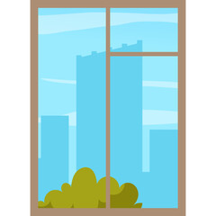 Window View Illustration