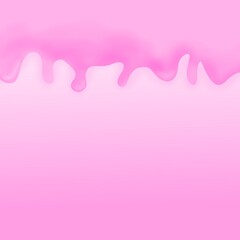 pink cake pink ice cream 