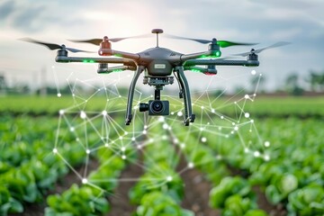 Smart farming techniques enhance modern agriculture by optimizing crop nutrition and farm productivity through drone technology and precision farming